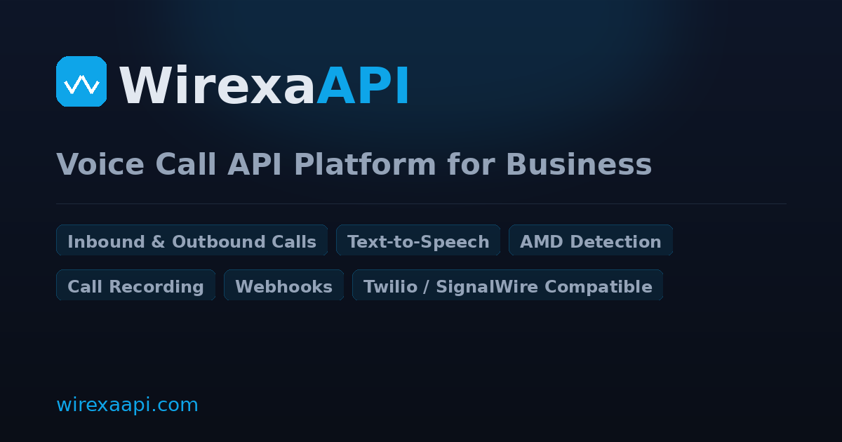 Dark API — Voice Call API Platform for Business | CPaaS